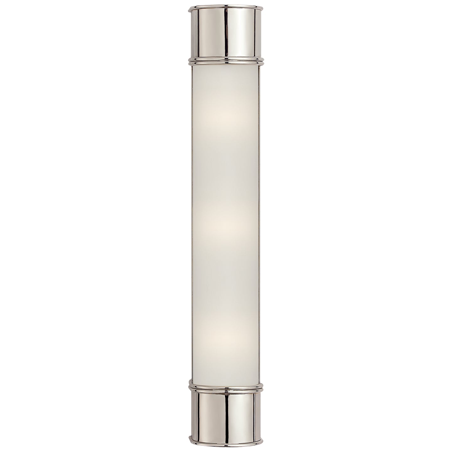 Visual Comfort Signature - CHD 1553PN-FG - Three Light Bath Sconce - Oxford - Polished Nickel