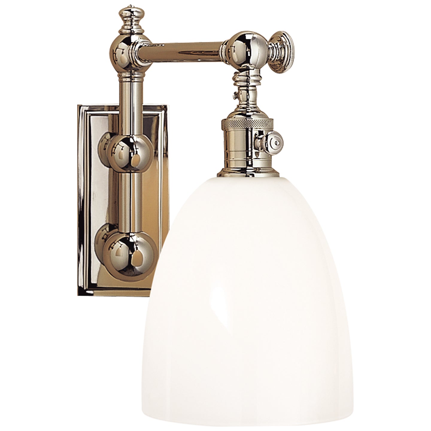 Visual Comfort Signature - CHD 2153PN-WG - One Light Wall Sconce - Pimlico - Polished Nickel