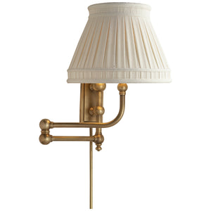 Visual Comfort Signature - CHD 2154AB-LCC - One Light Swing Arm Wall Lamp - Pimlico - Antique-Burnished Brass