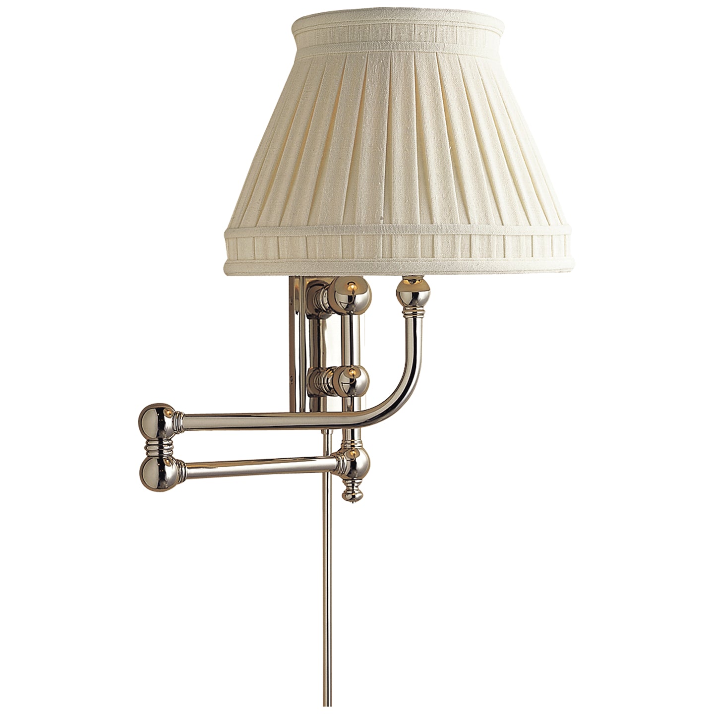 Visual Comfort Signature - CHD 2154PN-LCC - One Light Swing Arm Wall Lamp - Pimlico - Polished Nickel