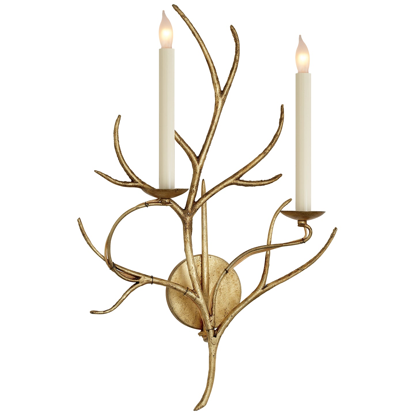 Visual Comfort Signature - CHD 2470GI - Two Light Wall Sconce - Branch - Gilded Iron