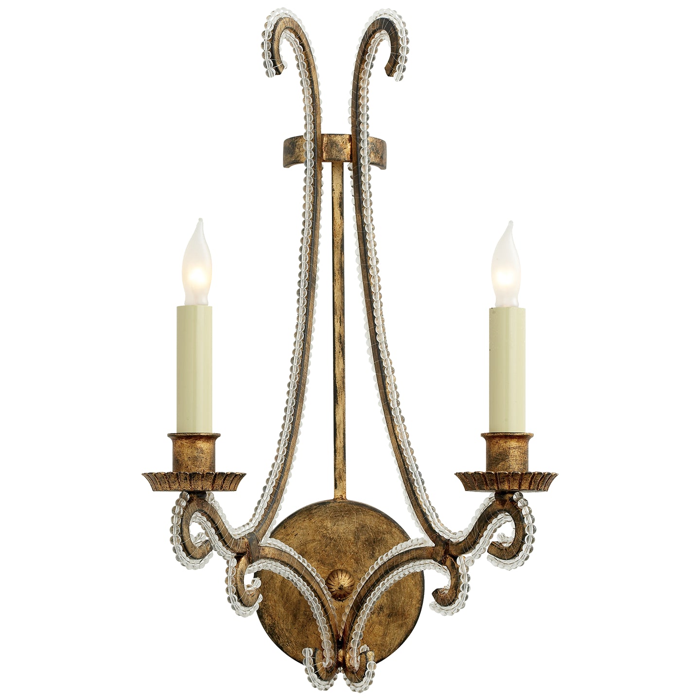 Visual Comfort Signature - CHD 2550GI-CG - Two Light Wall Sconce - Oslo - Gilded Iron