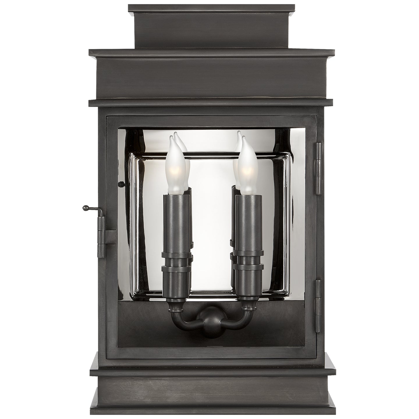 Visual Comfort Signature - CHD 2908BZ - Two Light Wall Sconce - Linear Lantern - Bronze