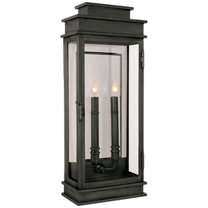 Visual Comfort Signature - CHD 2910BZ - Two Light Wall Sconce - Linear Lantern - Bronze