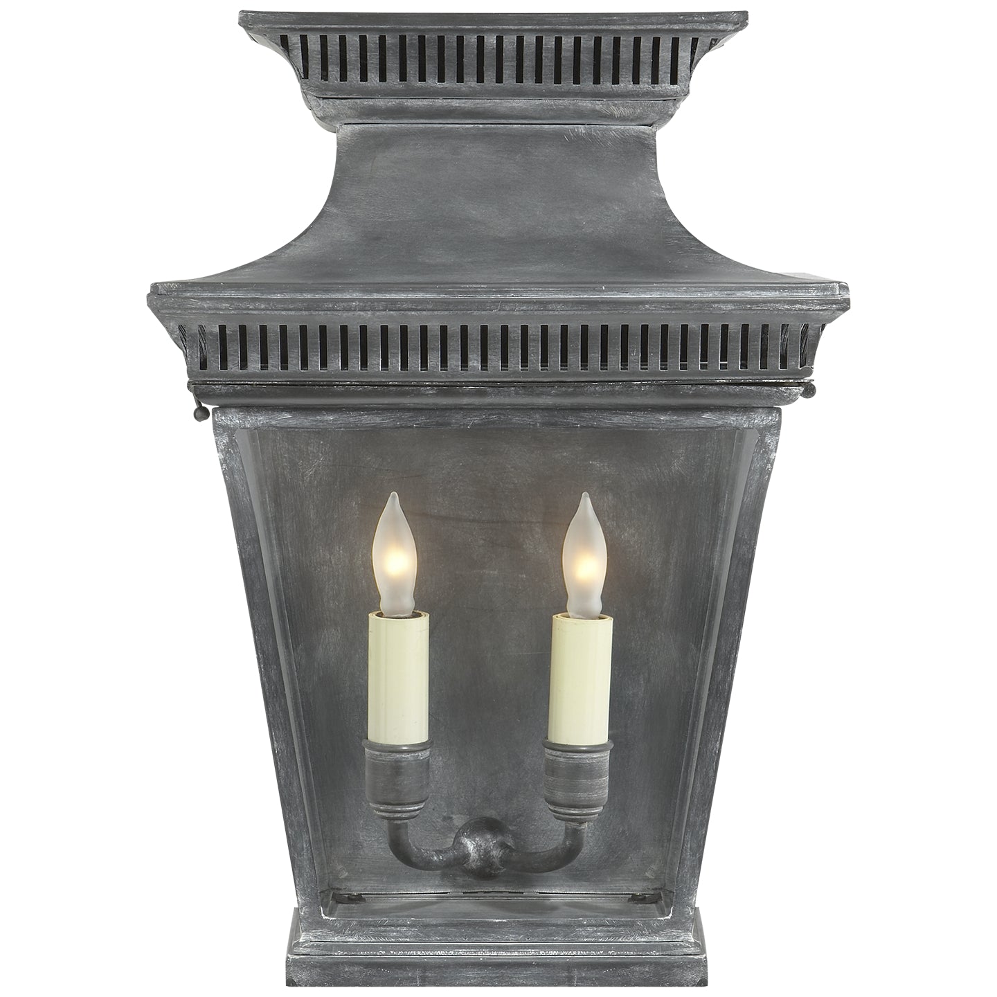 Visual Comfort Signature - CHD 2950WZ - Two Light Wall Lantern - Elsinore - Weathered Zinc