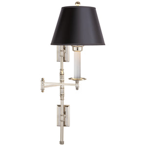 Visual Comfort Signature - CHD 5102PN-B - One Light Swing Arm Wall Lamp - Dorchester Swing Arm - Polished Nickel