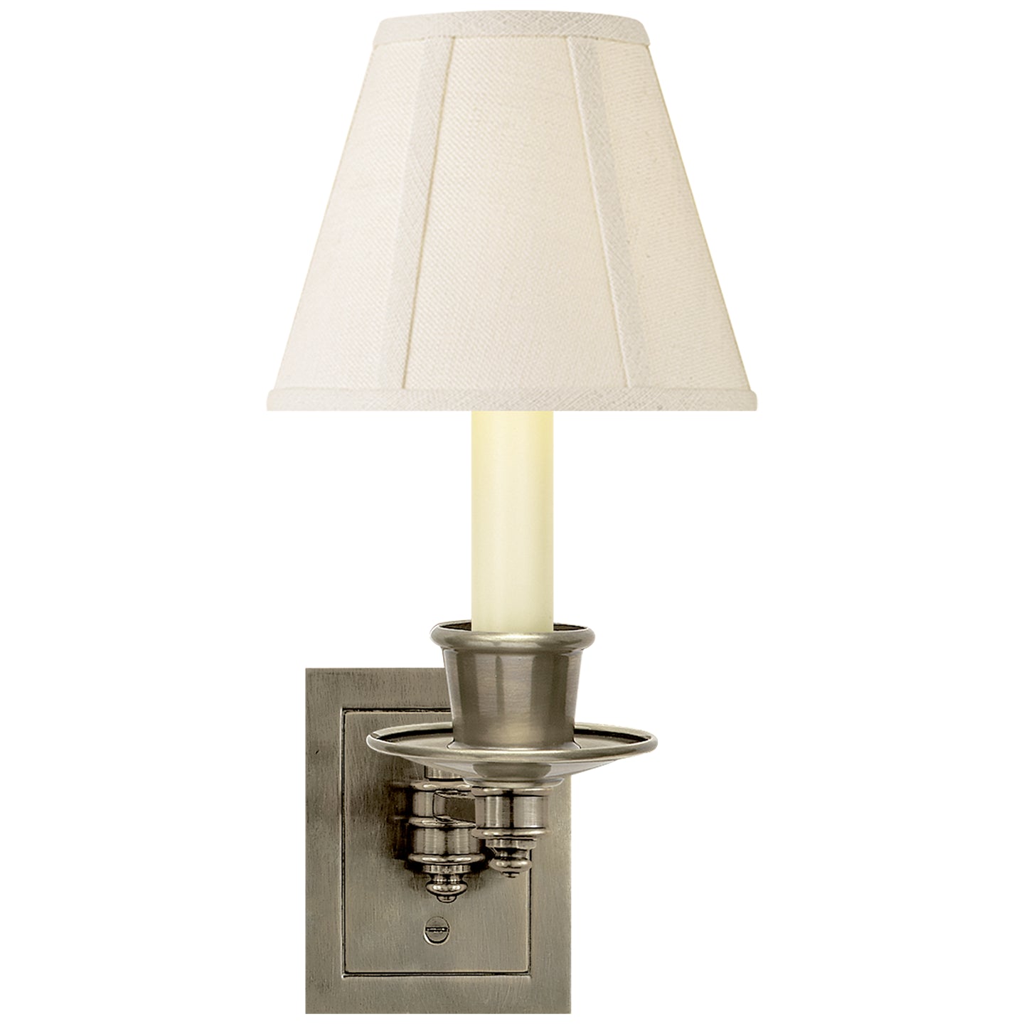 Visual Comfort Signature - S 2005AN-L - One Light Swing Arm Wall Lamp - Swing Arm Sconce - Antique Nickel