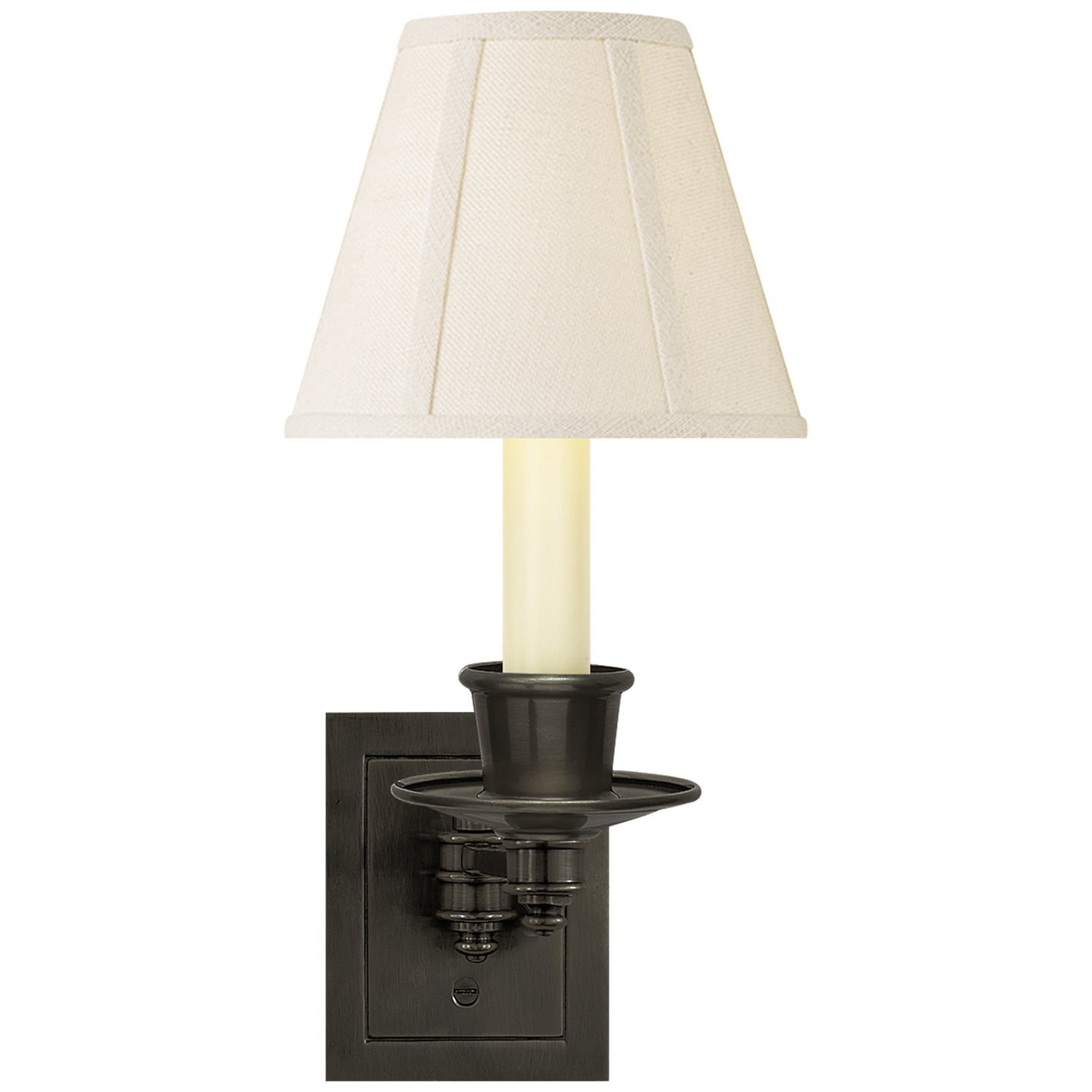 Visual Comfort Signature - S 2005BZ-L - One Light Swing Arm Wall Lamp - Swing Arm Sconce - Bronze