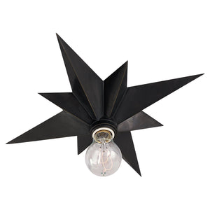 Visual Comfort Signature - SC 4000BZ - One Light Flush Mount - Star - Bronze