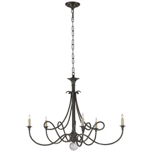 Visual Comfort Signature - SC 5005BZ - Five Light Chandelier - Double Twist - Bronze