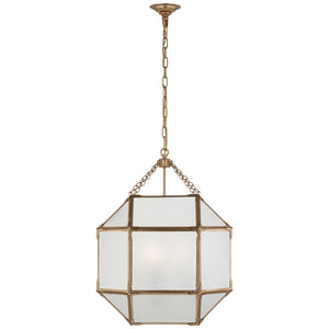 Visual Comfort Signature - SK 5009GI-FG - Three Light Lantern - Morris - Gilded Iron