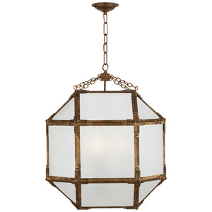 Visual Comfort Signature - SK 5009GI-FG - Three Light Lantern - Morris - Gilded Iron