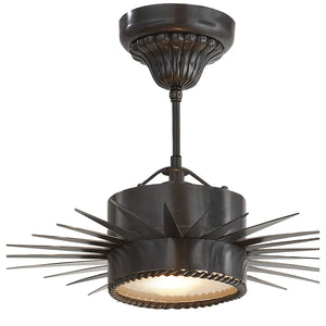 Visual Comfort Signature - SK 5200BZ - One Light Semi Flush Mount - Soleil - Bronze