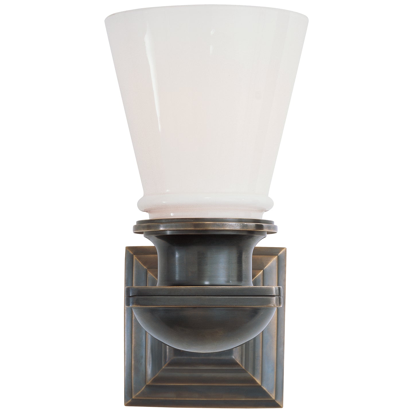 Visual Comfort Signature - SL 2151BZ-WG - One Light Wall Sconce - NY Subway - Bronze