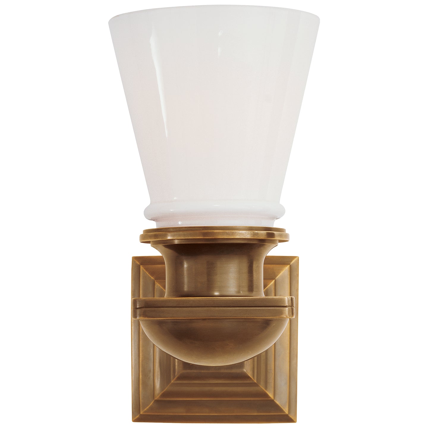 Visual Comfort Signature - SL 2151HAB-WG - One Light Wall Sconce - NY Subway - Hand-Rubbed Antique Brass