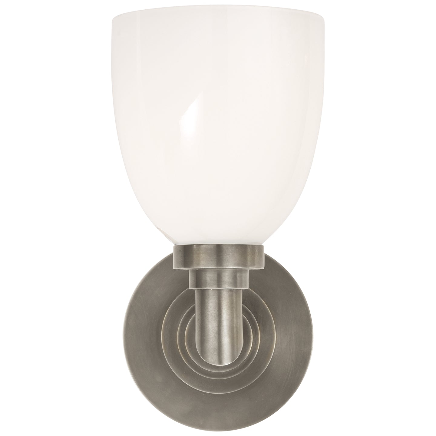 Visual Comfort Signature - SL 2841AN-WG - One Light Bath Sconce - Wilton - Antique Nickel