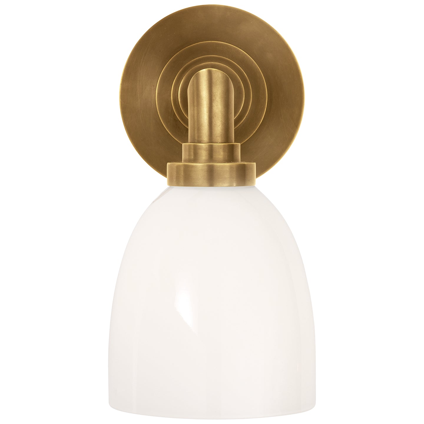 Visual Comfort Signature - SL 2841HAB-WG - One Light Bath Sconce - Wilton - Hand-Rubbed Antique Brass