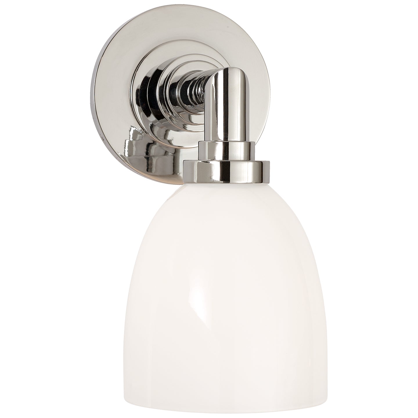 Visual Comfort Signature - SL 2841PN-WG - One Light Bath Sconce - Wilton - Polished Nickel