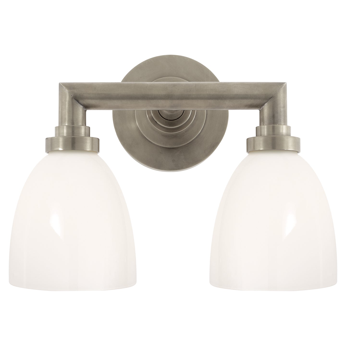 Visual Comfort Signature - SL 2842AN-WG - Two Light Bath Sconce - Wilton - Antique Nickel