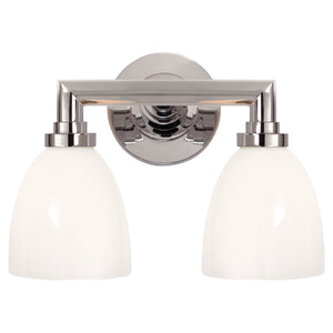 Visual Comfort Signature - SL 2842CH-WG - Two Light Bath Sconce - Wilton - Chrome