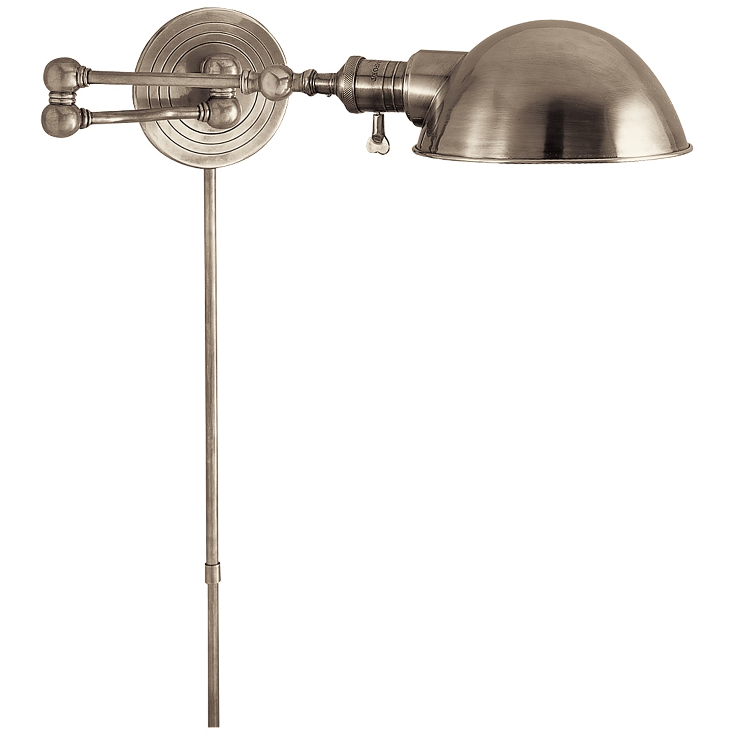 Visual Comfort Signature - SL 2920AN/SLG-AN - One Light Wall Sconce - Boston Functional - Antique Nickel