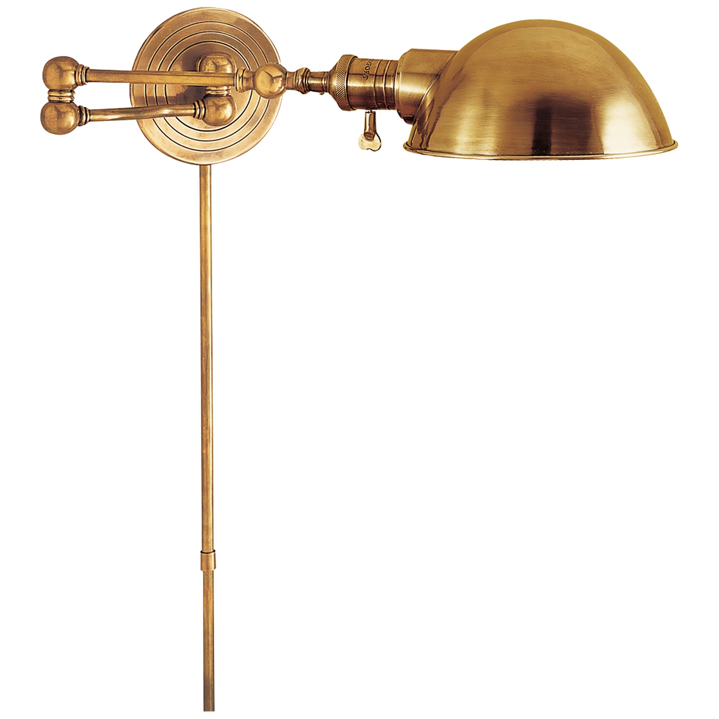 Visual Comfort Signature - SL 2920HAB/SLG-HAB - One Light Wall Sconce - Boston Functional - Hand-Rubbed Antique Brass