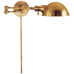 Visual Comfort Signature - SL 2920HAB/SLG-HAB - One Light Wall Sconce - Boston Functional - Hand-Rubbed Antique Brass