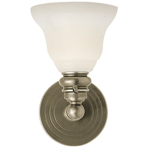 Visual Comfort Signature - SL 2931AN/SLEG-WG - One Light Wall Sconce - Boston - Antique Nickel