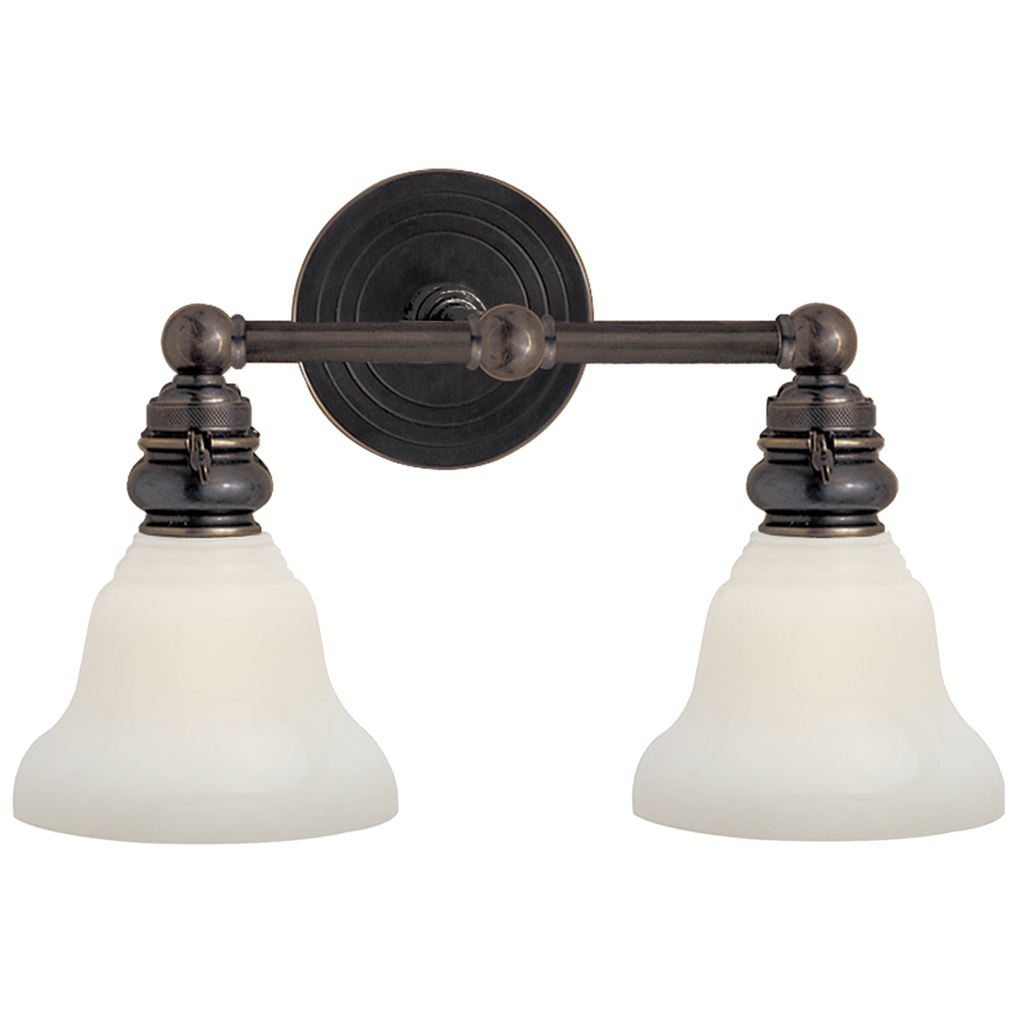 Visual Comfort Signature - SL 2932BZ/SLEG-WG - Two Light Wall Sconce - Boston - Bronze