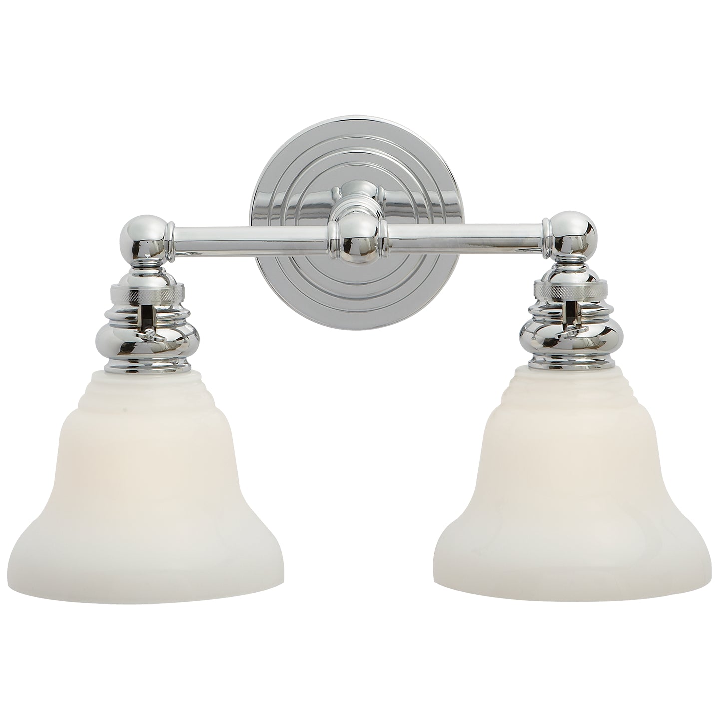 Visual Comfort Signature - SL 2932CH/SLEG-WG - Two Light Wall Sconce - Boston - Chrome