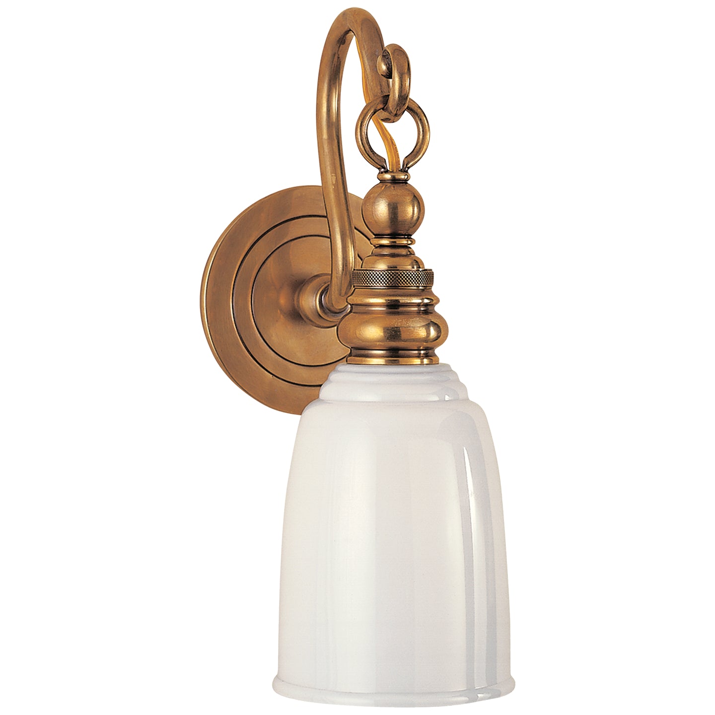 Visual Comfort Signature - SL 2934HAB-WG - One Light Wall Sconce - Boston - Hand-Rubbed Antique Brass