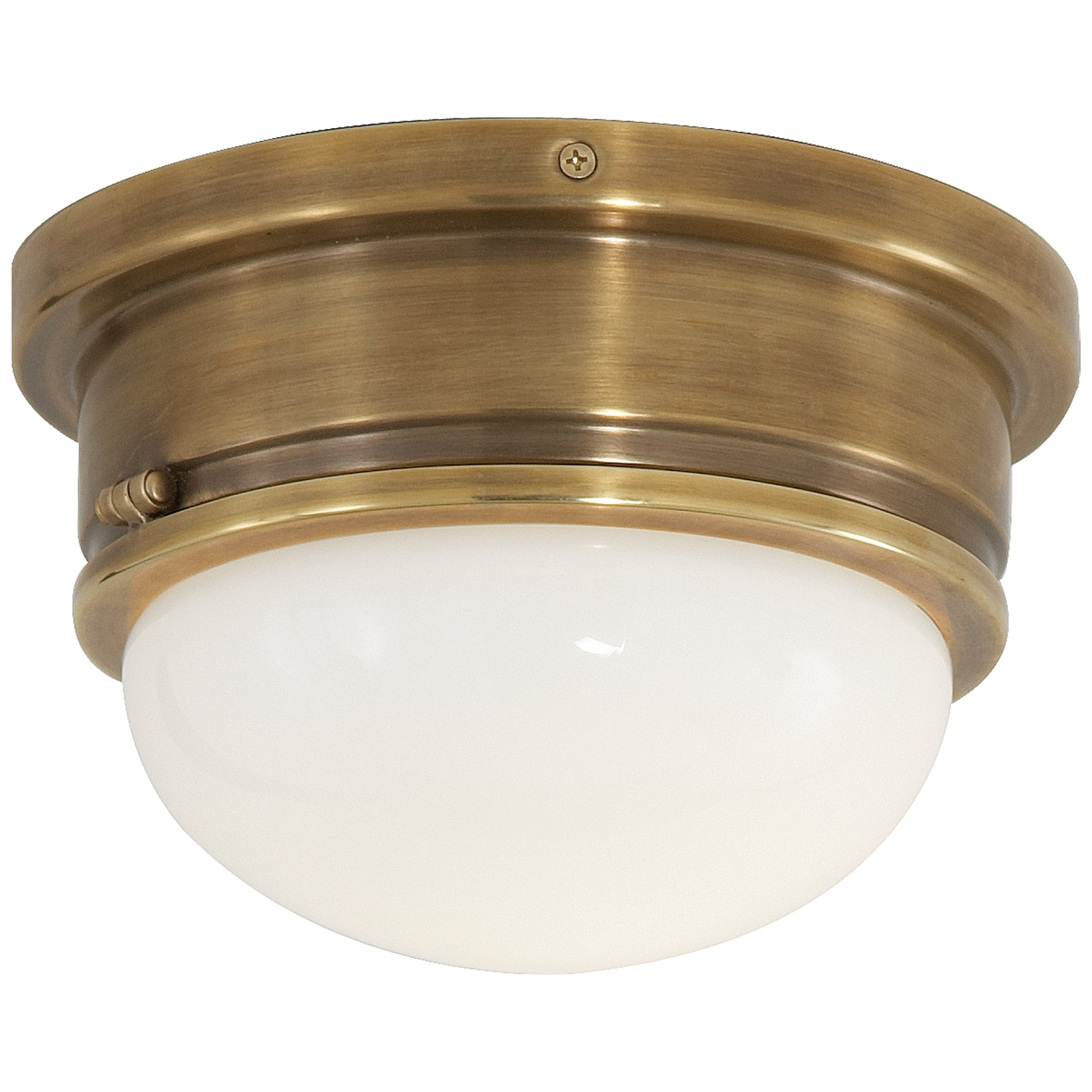 Visual Comfort Signature - SL 4001HAB-WG - One Light Flush Mount - Marine - Hand-Rubbed Antique Brass