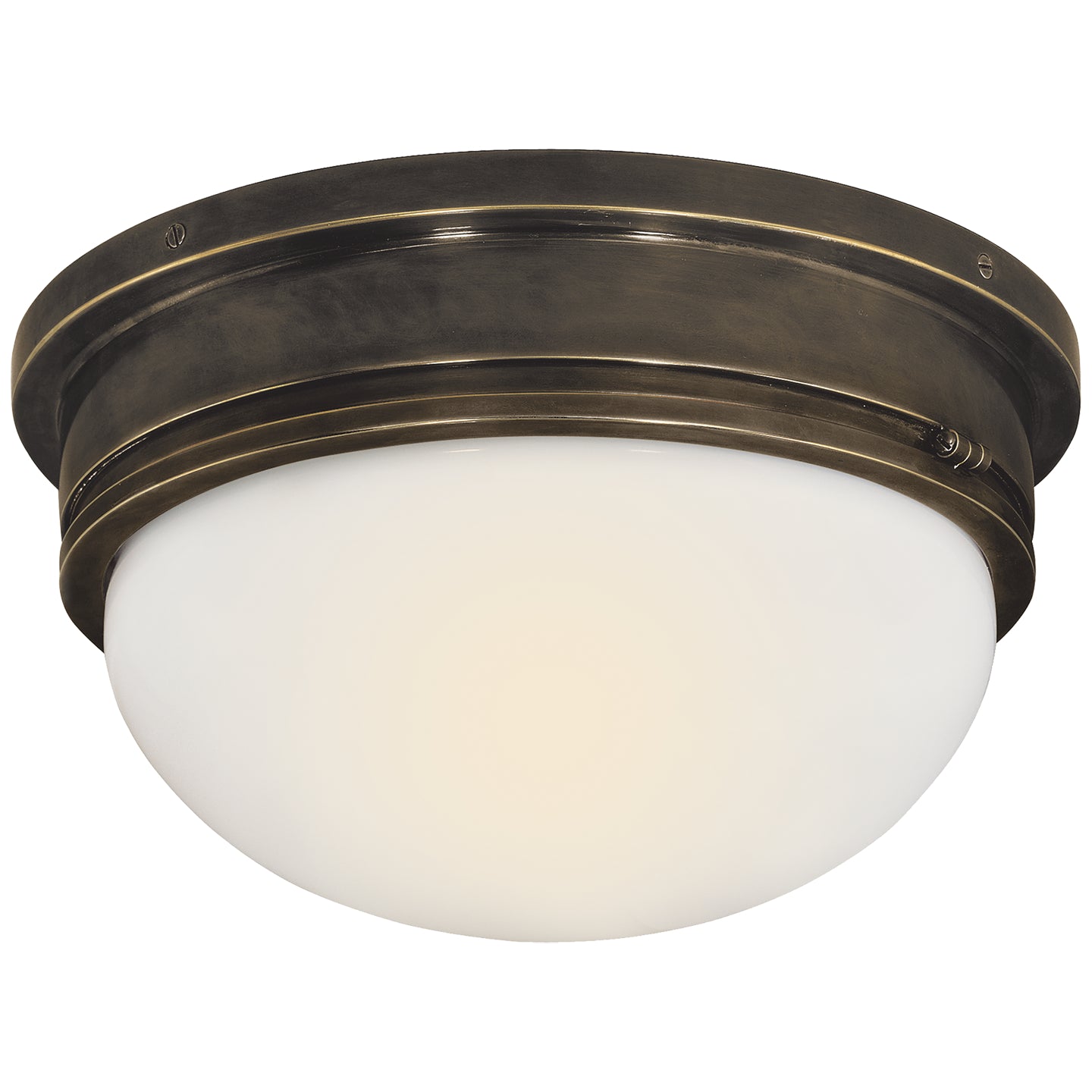 Visual Comfort Signature - SL 4002BZ-WG - Two Light Flush Mount - Marine - Bronze