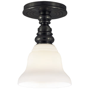 Visual Comfort Signature - SL 5001BZ/SLEG-WG - One Light Flush Mount - Boston - Bronze
