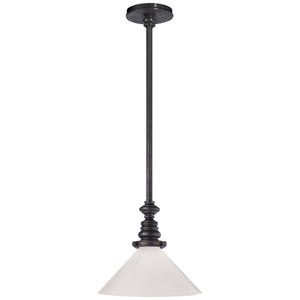 Visual Comfort Signature - SL 5125BZ-WG1 - One Light Pendant - Boston - Bronze