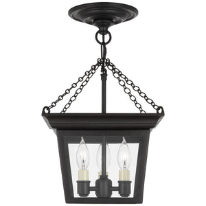 Visual Comfort Signature - SL 5870BR - Three Light Semi-Flush Mount - Semi Flush Cornice - Blackened Rust