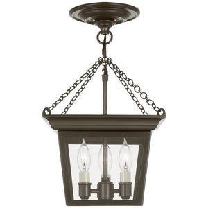 Visual Comfort Signature - SL 5870BZ - Three Light Semi-Flush Mount - Semi Flush Cornice - Bronze