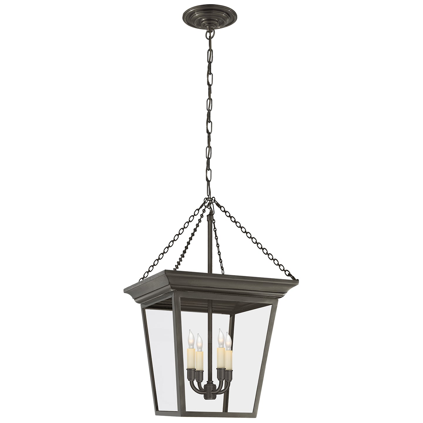 Visual Comfort Signature - SL 5871BZ - Four Light Lantern - Cornice - Bronze