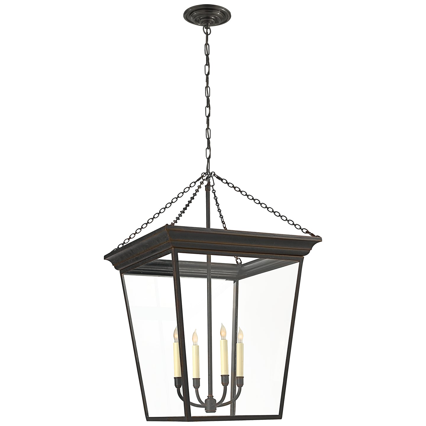 Visual Comfort Signature - SL 5872BZ - Four Light Lantern - Cornice - Bronze