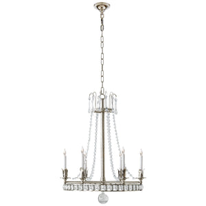 Visual Comfort Signature - SN 5107PN - Six Light Chandelier - Regency - Polished Nickel