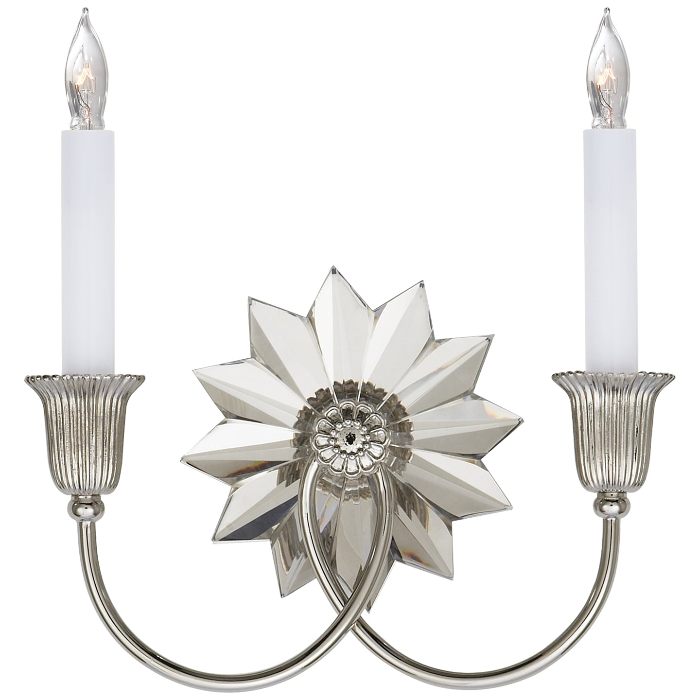 Visual Comfort Signature - SP 2013PN - Two Light Wall Sconce - Huntington - Polished Nickel