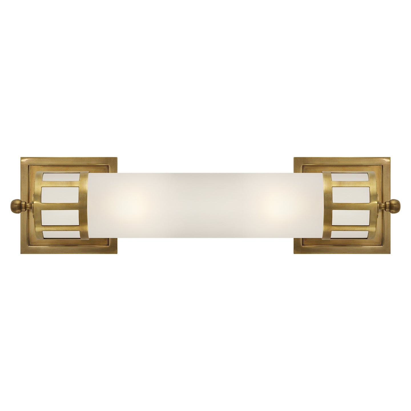 Visual Comfort Signature - SS 2013HAB-FG - Two Light Wall Sconce - Openwork - Hand-Rubbed Antique Brass