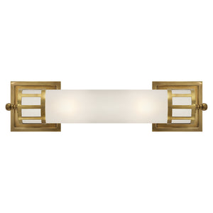 Visual Comfort Signature - SS 2013HAB-FG - Two Light Wall Sconce - Openwork - Hand-Rubbed Antique Brass