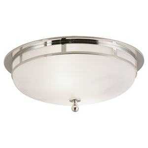 Visual Comfort Signature - SS 4011PN-FG - Two Light Flush Mount - Openwork - Polished Nickel