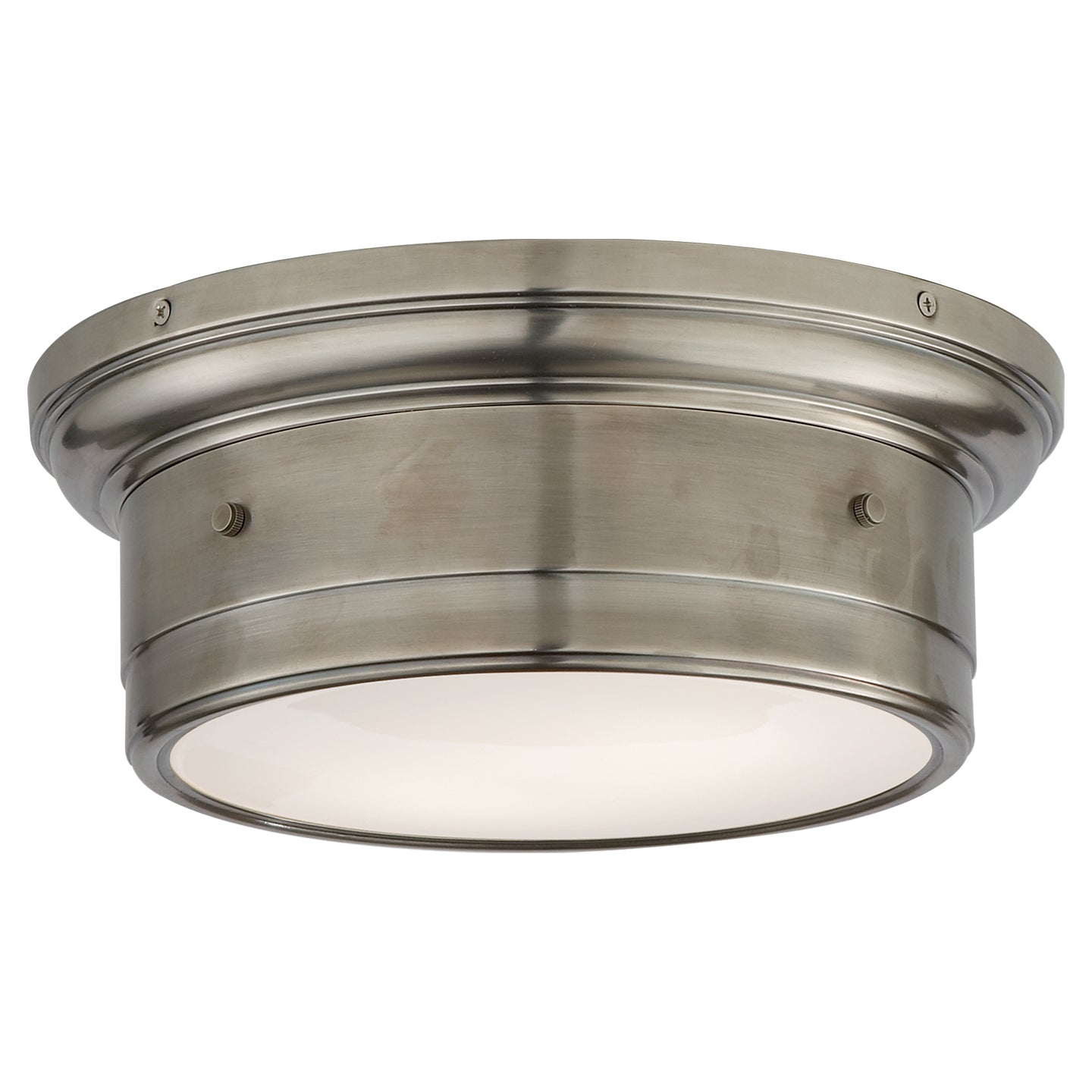 Visual Comfort Signature - SS 4015AN-WG - Two Light Flush Mount - Siena2 - Antique Nickel