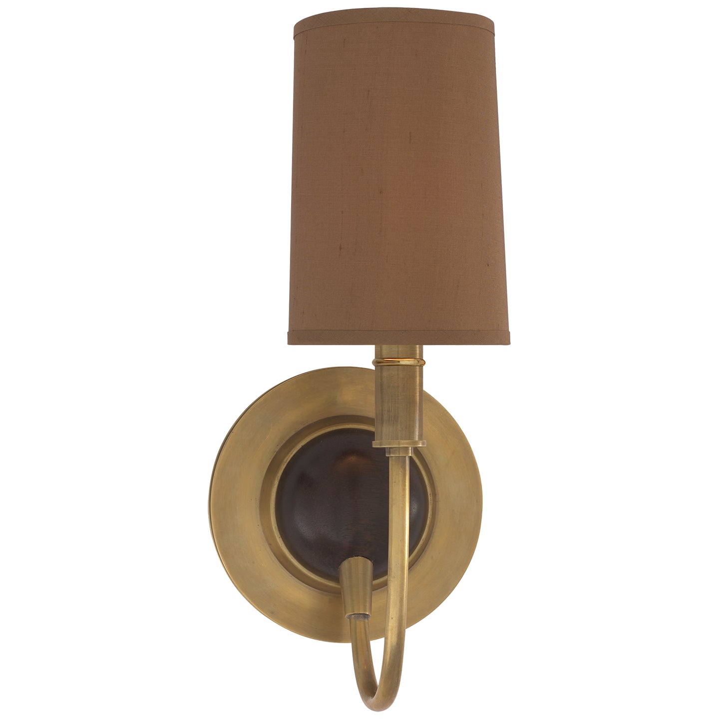 Visual Comfort Signature - TOB 2067HAB/CHC-FS - One Light Wall Sconce - Elkins - Antique Brass with Chocolate