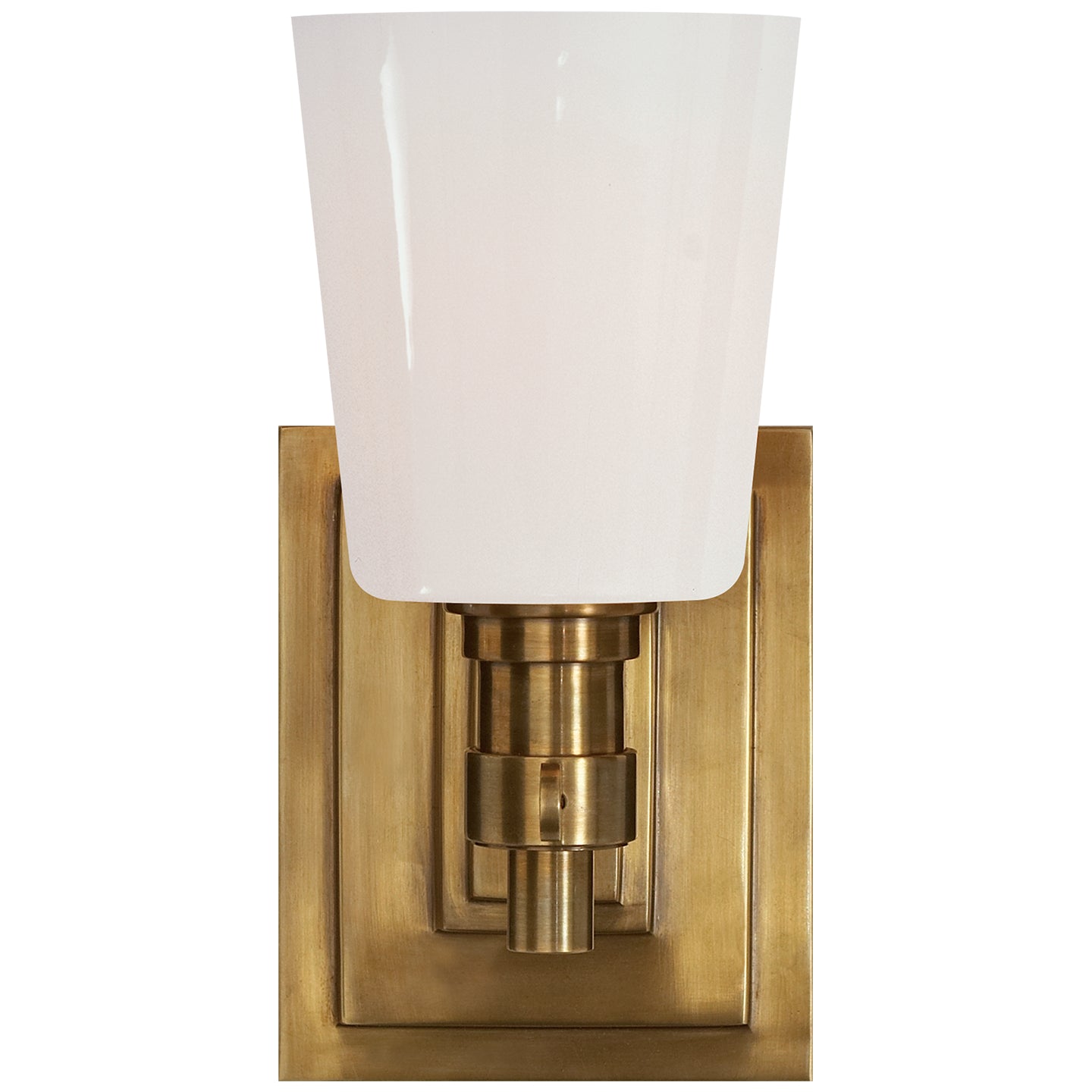 Visual Comfort Signature - TOB 2152HAB-WG - One Light Bath Sconce - Bryant Bath - Hand-Rubbed Antique Brass