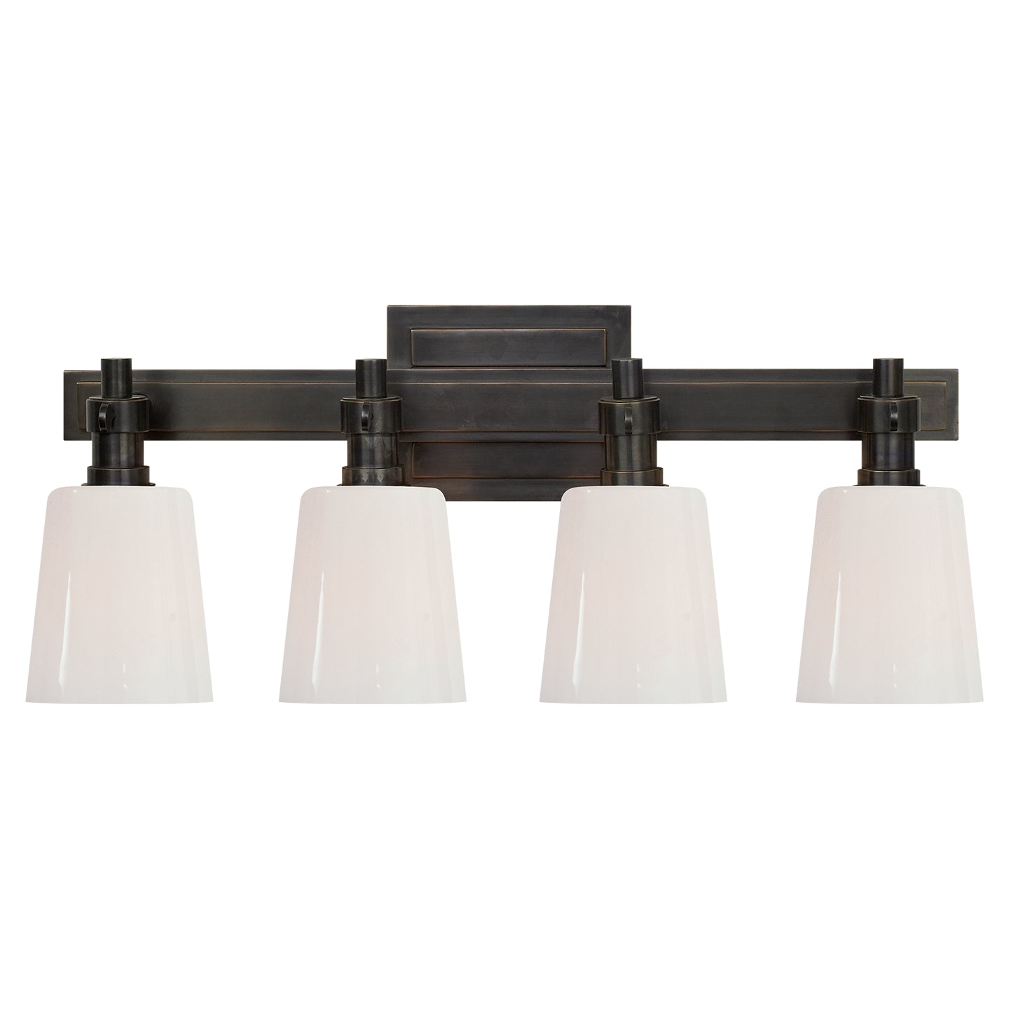 Visual Comfort Signature - TOB 2153BZ-WG - Four Light Bath Sconce - Bryant Bath - Bronze