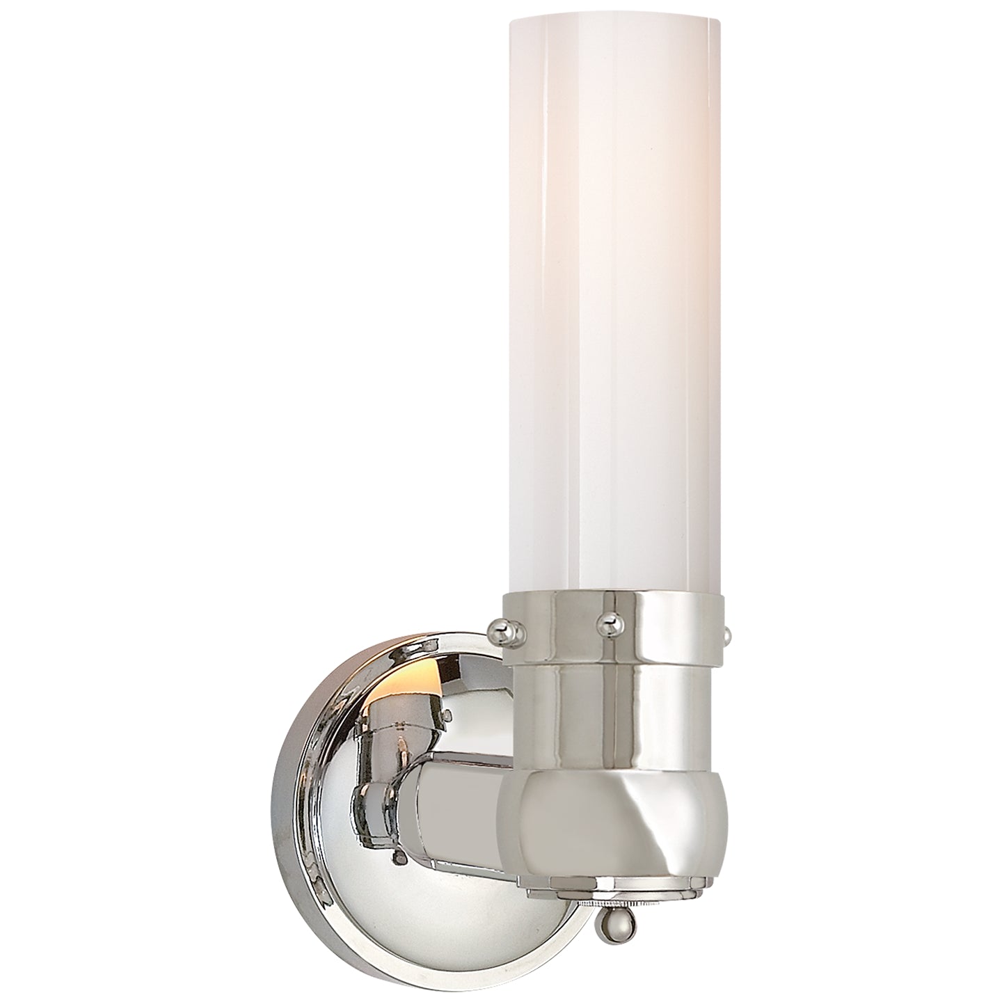 Visual Comfort Signature - TOB 2187PN-WG - One Light Bath Sconce - Graydon Bath Light - Polished Nickel