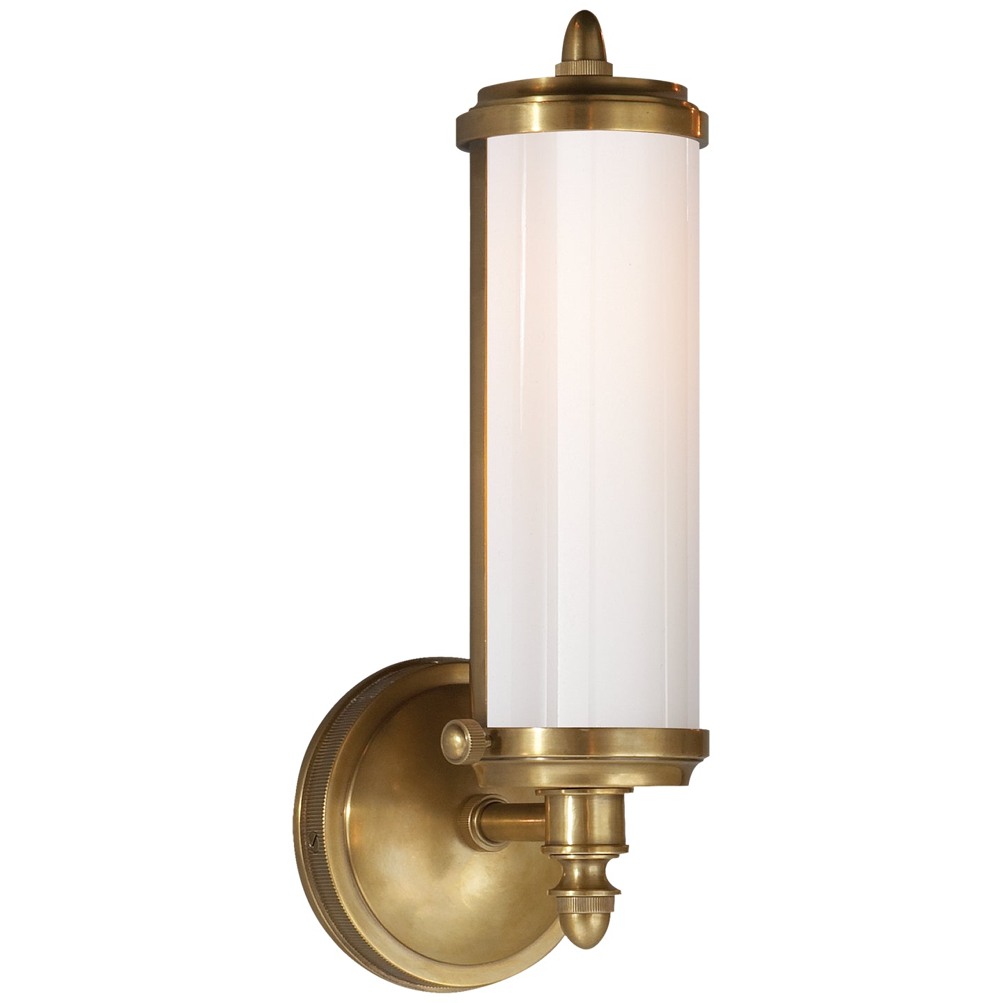 Visual Comfort Signature - TOB 2206HAB-WG - One Light Bath Sconce - Merchant - Hand-Rubbed Antique Brass